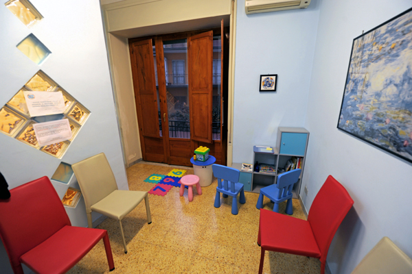Sala d'attesa dello studio